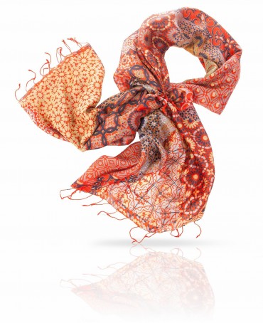 Палантин Женский S30-EURO.TILE/HOT.RED